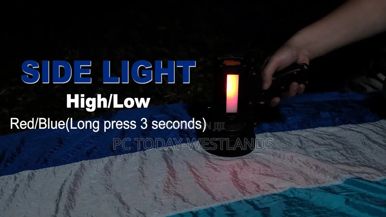 Yierblue Rechargeable Spotlight, Super Bright 10,000 Lm