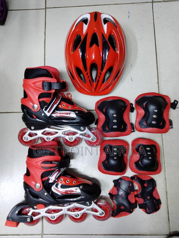 Full Set Kids Rollers Skates - main view