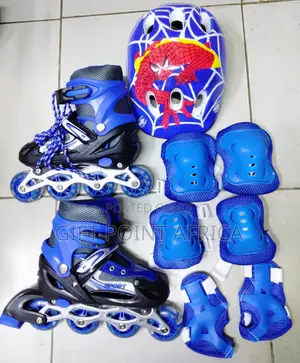 Blue Full Set Roller Skates for Kids