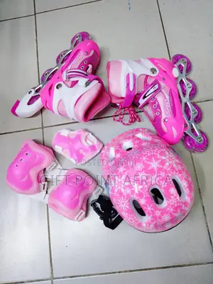 Pink Full Set Roller Skates for Kids