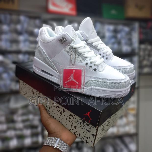 Air Jordan 3 White Men Sneakers - main view