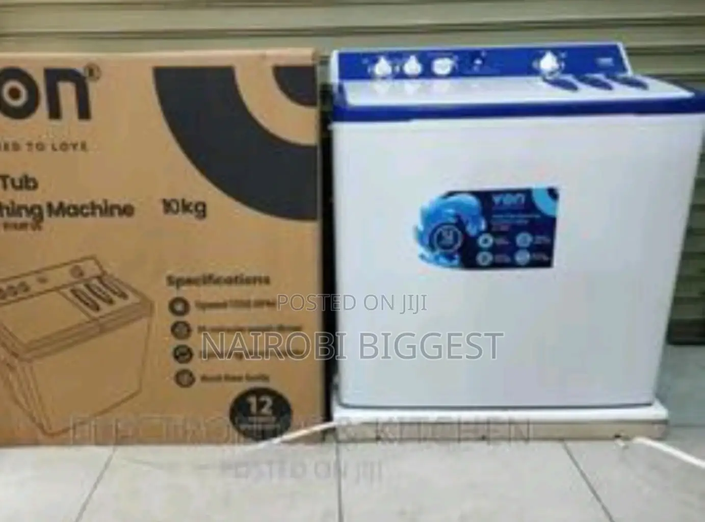 Von 12kgs Top Load Washing Machine