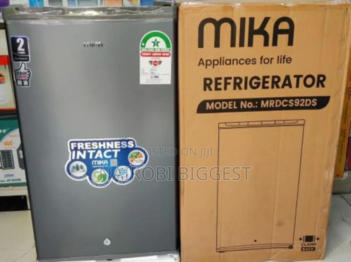 92litres Mika Single Door Refrigerator