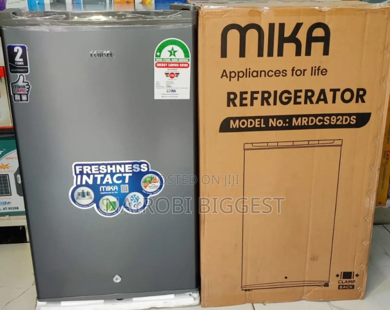 Mika 92litres Single Door Refrigerator