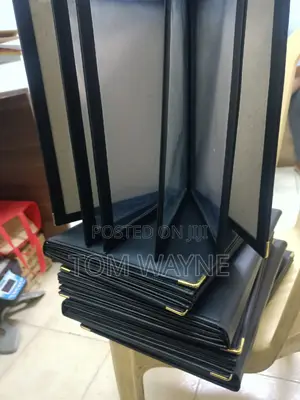 Menu Holders Material Used, Artificial Leather