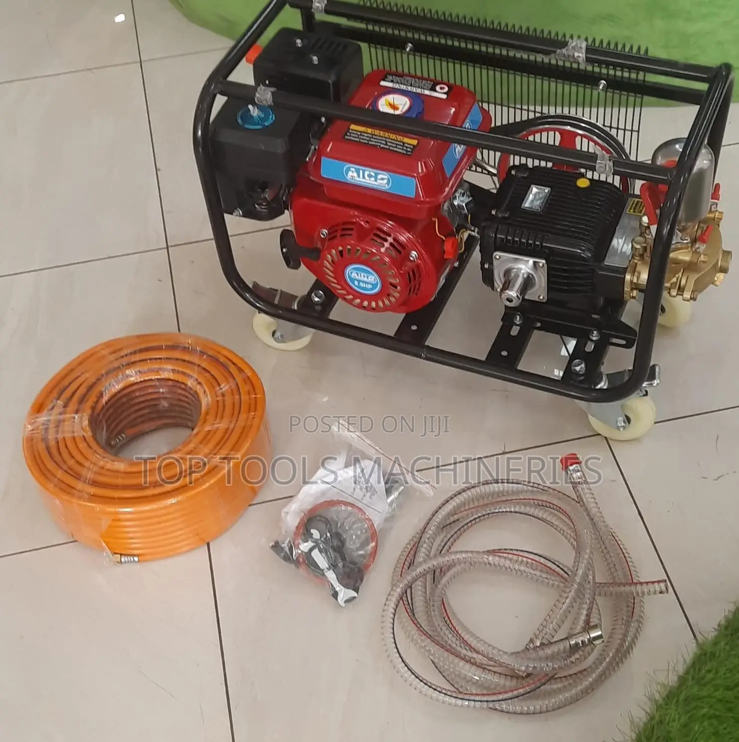 Aico Japan Petrol Engine Trolley Sprayer Without Handle 8hp