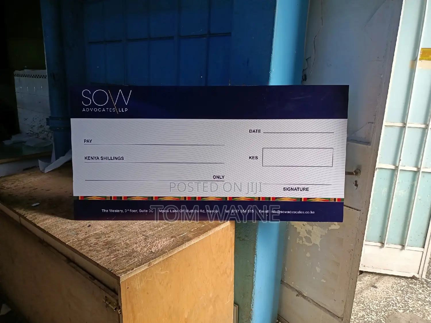 Dummy Cheque for Events