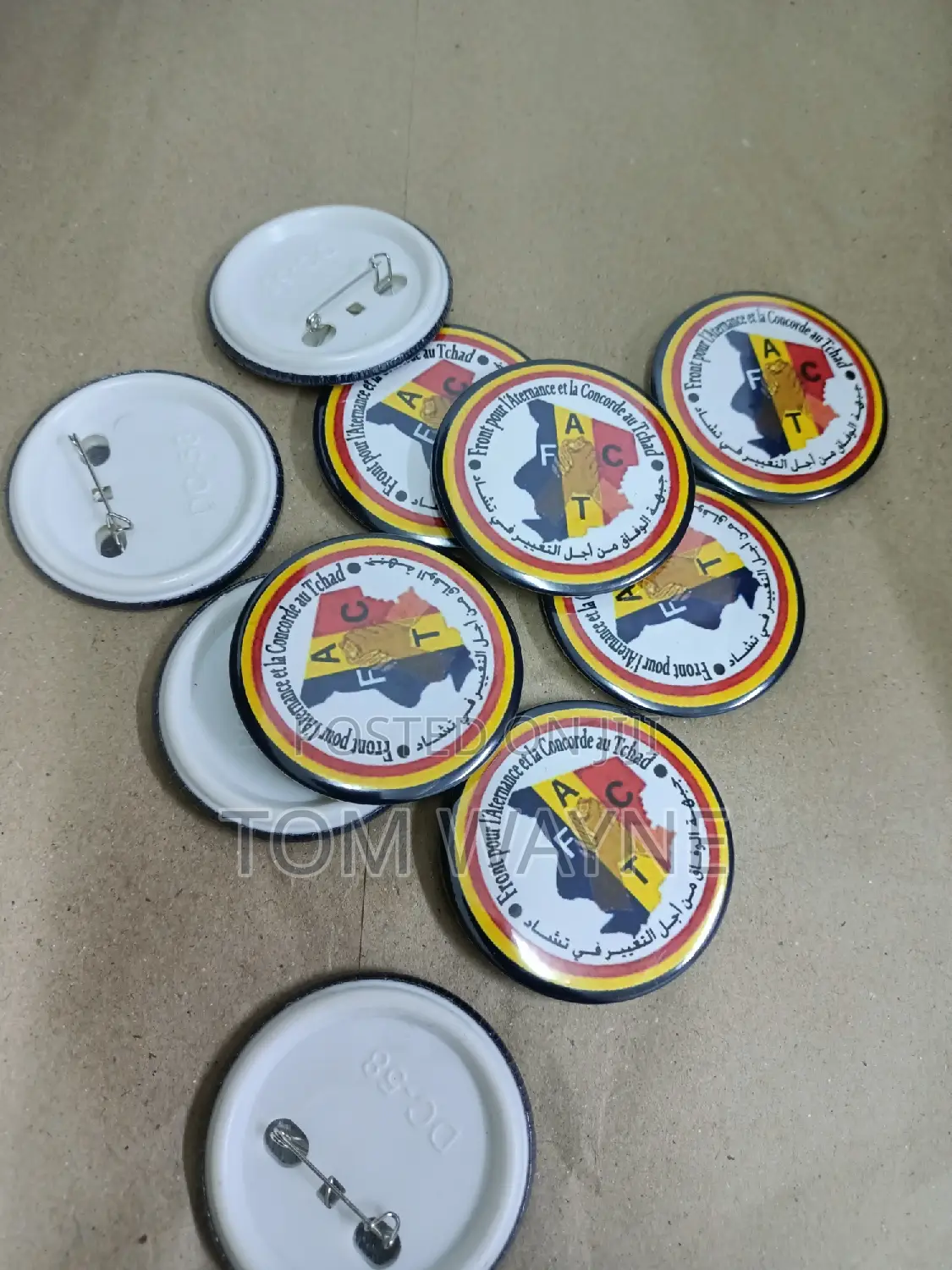 Pin Round Button Badges