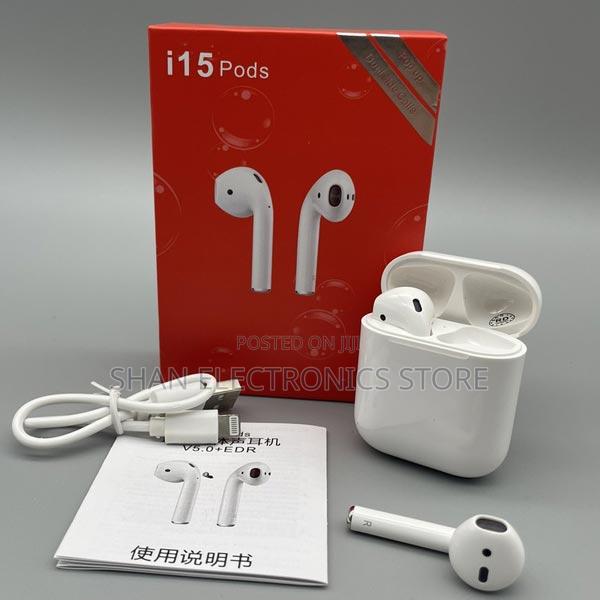 I15 Pods Double Wireless Bluetooth TWS - White ** - main view