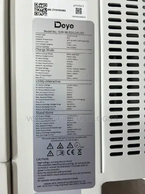 8kw 8.8kva Deye Hybrid Inverter Single Phase