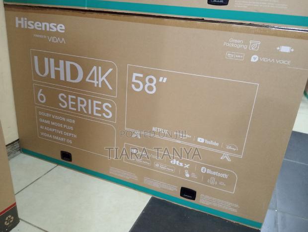 Hisense 58 Inch Smart Vidaa Tv - main view