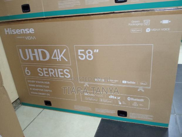Hisense 58 Inch Smart Vidaa Tv - thumbnail 3