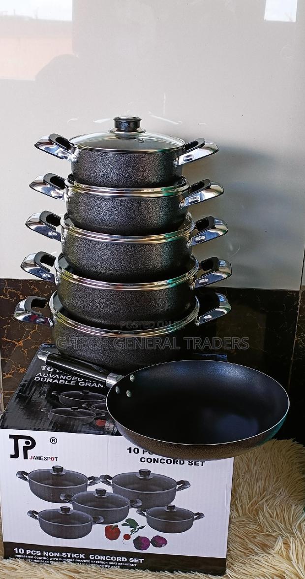 Cookware Set!JP 10pcs Non-Stick Heavy Duty Cookware Set