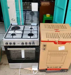 Amazing Von 60 by 60 Standing Cooker Silver