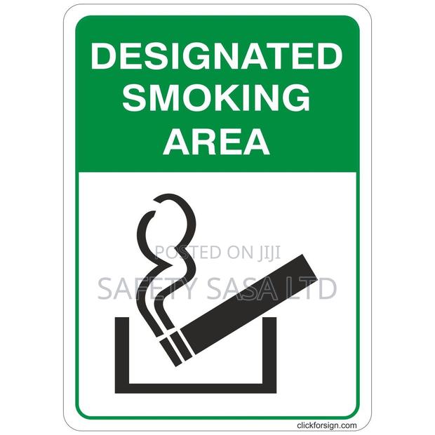Designated Smoking Area Signage - thumbnail 3