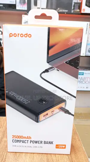 Porodo Compact Power Bank 25000 Mah Pd 120w