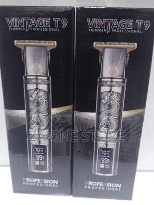 Professional Vintage T9 Trimmer, T Blades, USB Charging - thumbnail 2