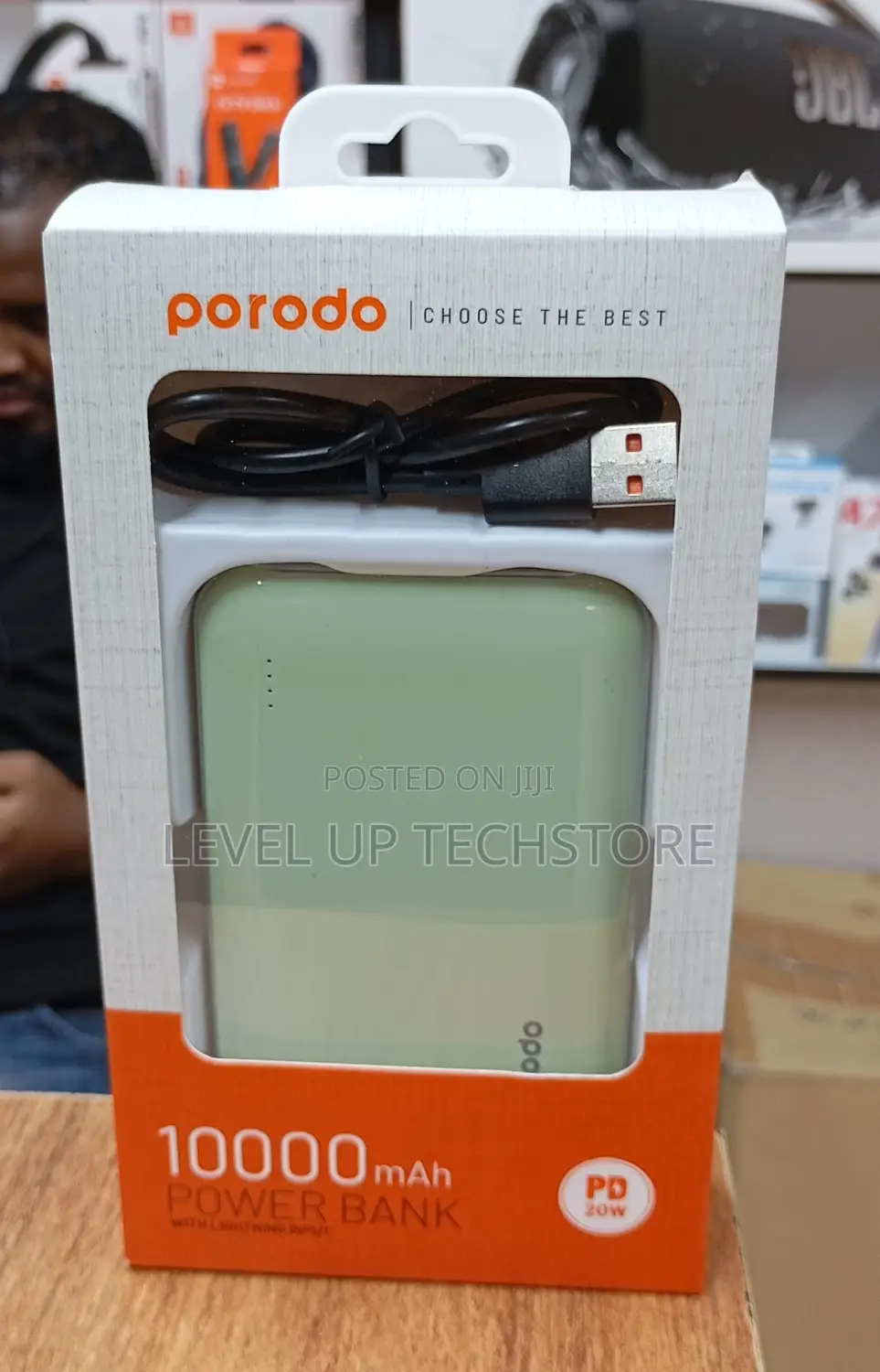 Porodo Power Bank 10000mah Pd 20w