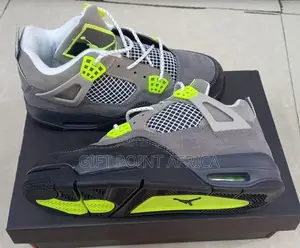 Air Jordan 4 Neon Sneakers