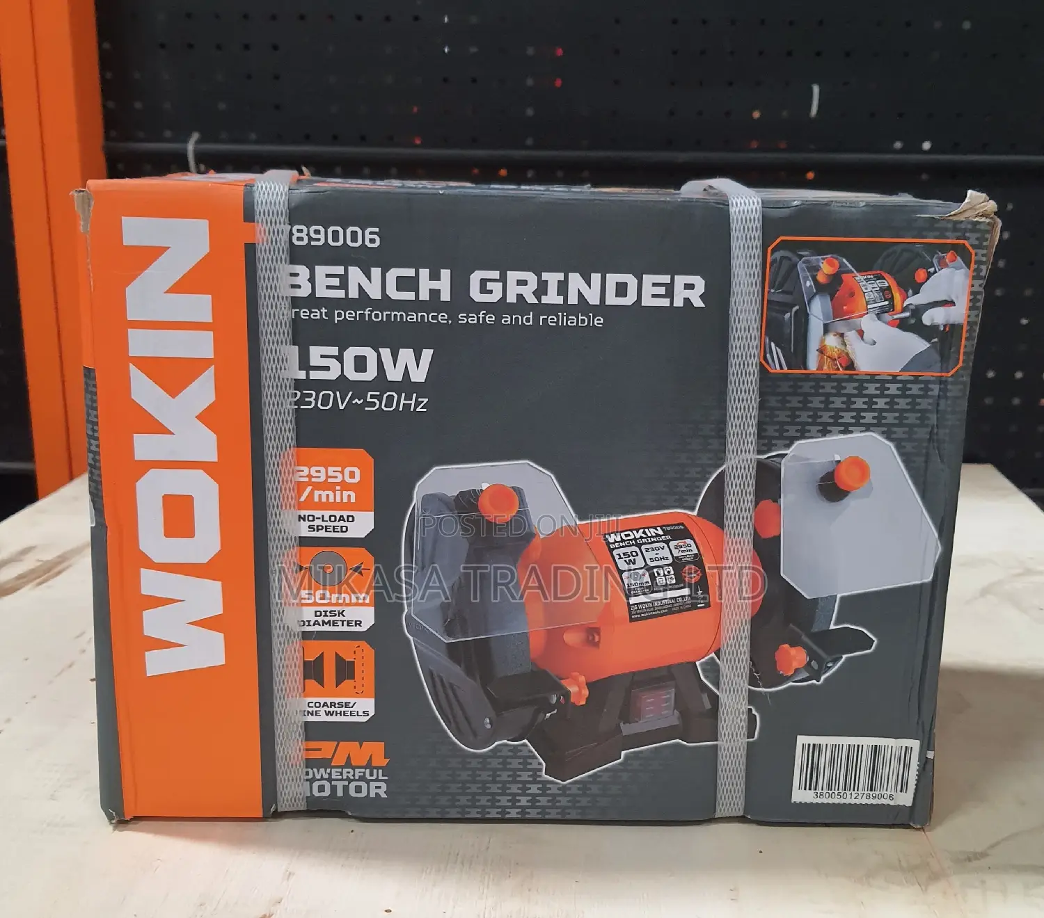 Wokin Electric Bench Grinder 6"