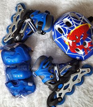 Complete Kit Blue Roller Skates Shoes at ! - thumbnail 2