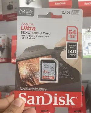 Sandisk Ultra 64 Gb Sd Card For Camera
