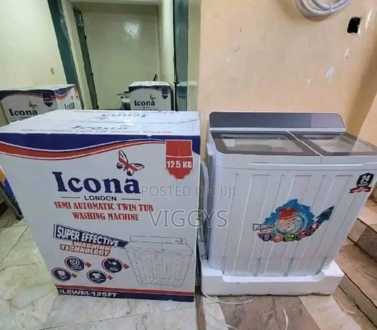 Good Quality Icona Twin Tub 12.5 Kg Washing Machine