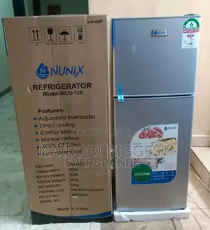 Nunix 138l Double Door Refrigerator