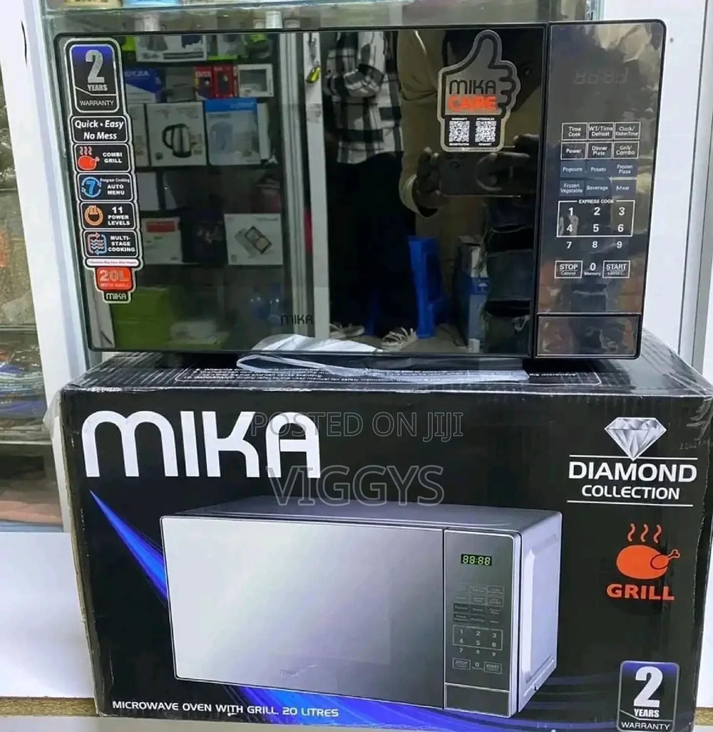 Digital Mika Microwave With Grill