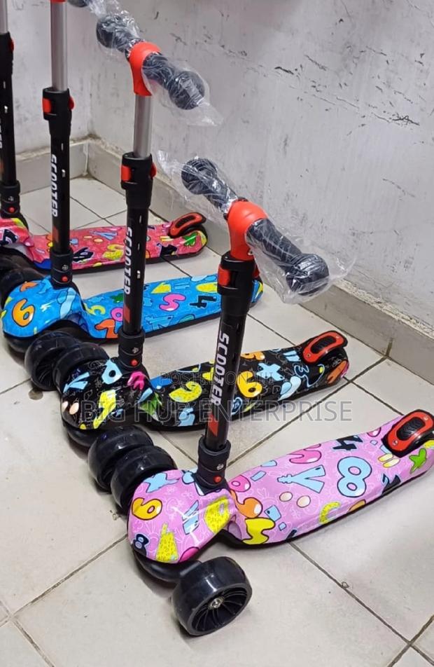 Kids Scooter With Music and Led Lights - main view