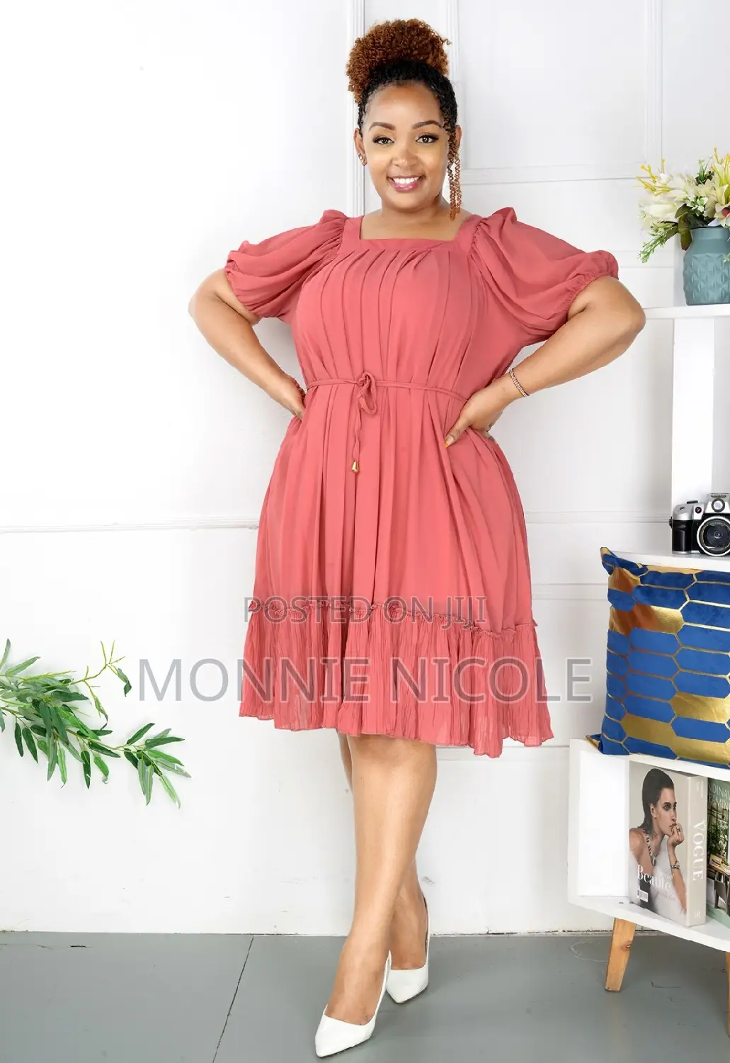 Yellow Shift Dress/Maternity Dress/Mother's Dress