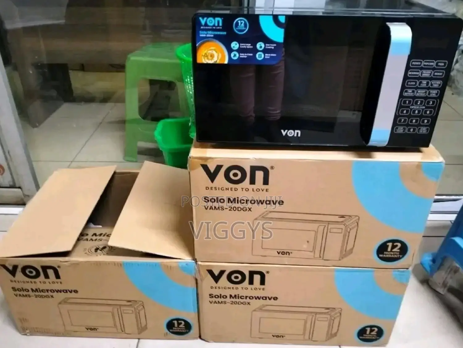 New Von Microwave With Grill