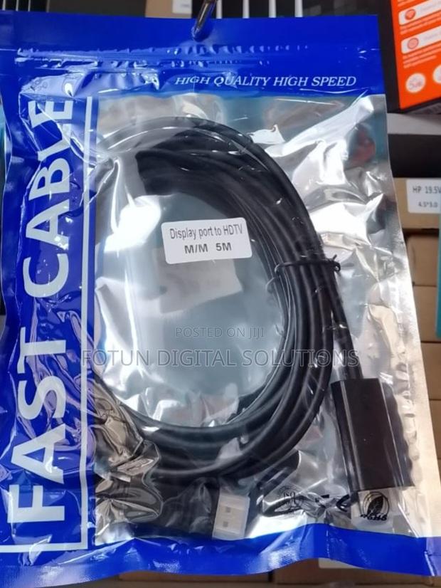 5M Display Port to HDMI Cable - main view