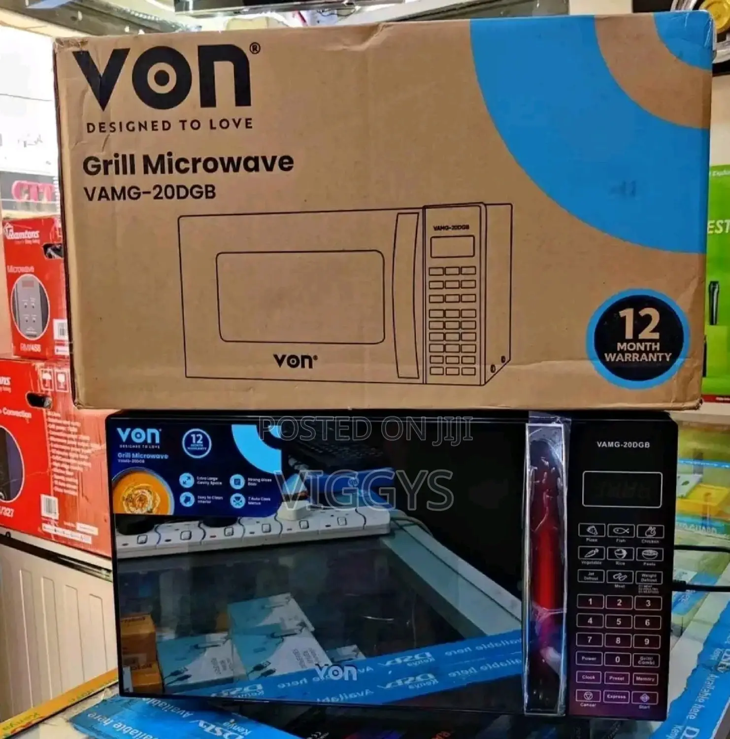 Well Functioning Von Microwave With Grill