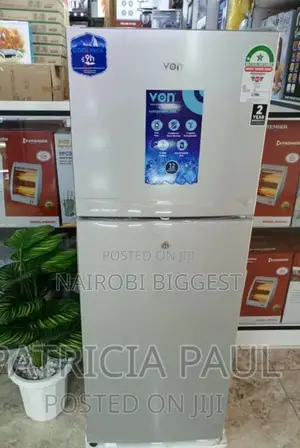 Von Fridge 138L Double Door