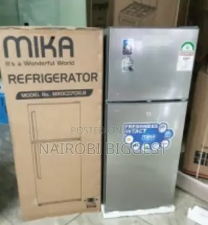 Mika 118litres Double Door Refrigerator