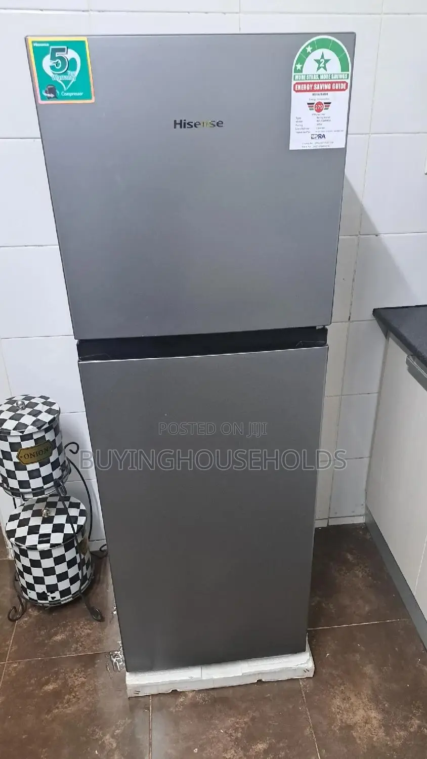 Hisense 205L Two Door Fridge 2months Old