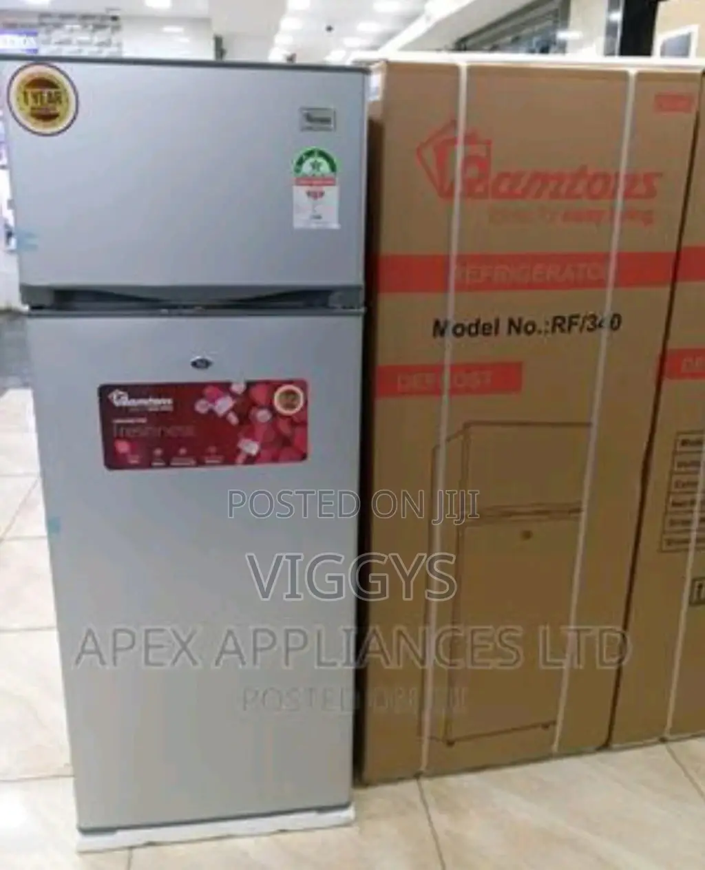 Ramton Rf340 Double Door Fridge