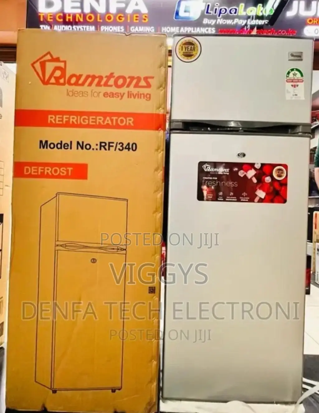Rf340 Ramton Fridge Double Door