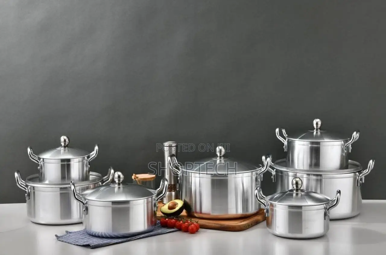 Tornado 14-PCS Stainless Steel Cooking Pot Set