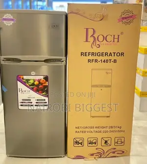 Roch 118litres Double Door Fridge