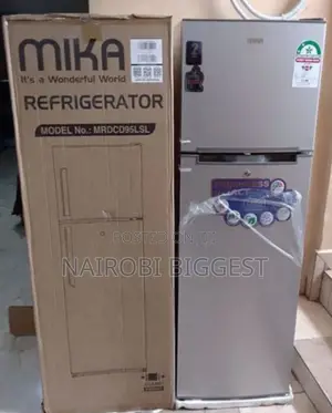 Mika 168litres Double Door Refrigerator