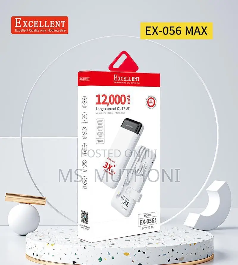Excellent High Quality 12000mah Power Bank
