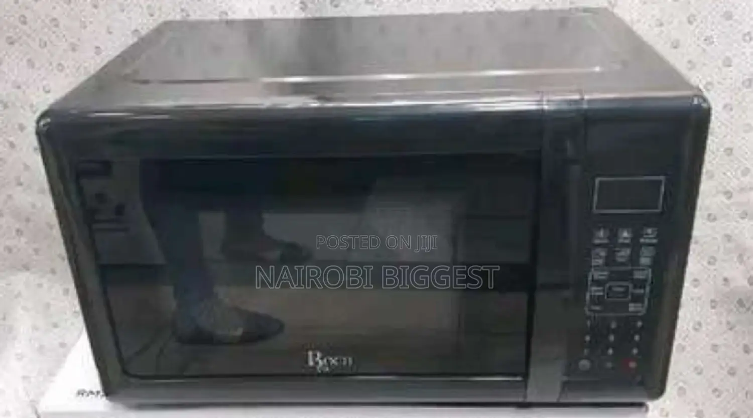 Roch Digital Black Microwave