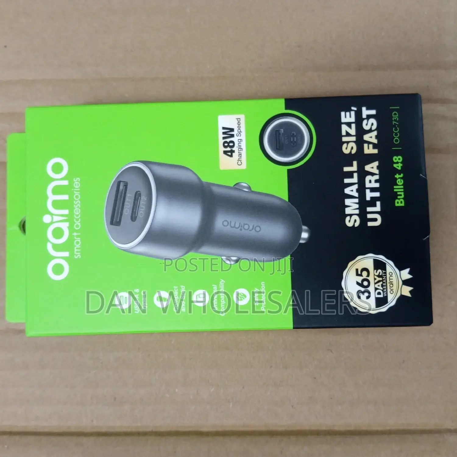 Oraimo Car Charger 2 USB Port