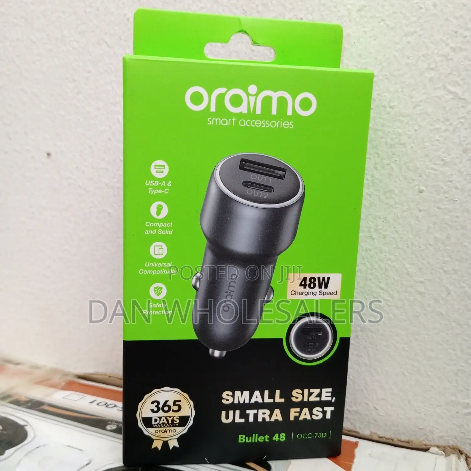 Oraimo 2 USB Port Car Charger