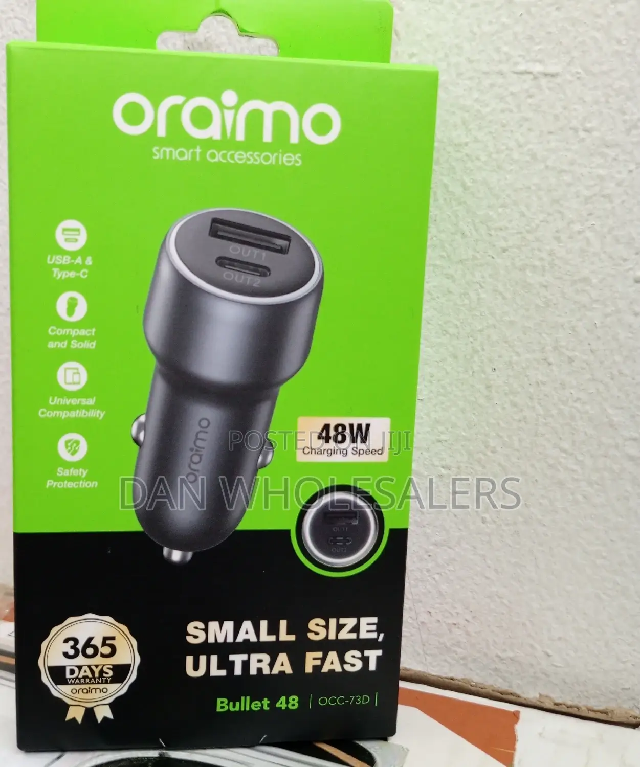48W Speed Oraimo Car Charger