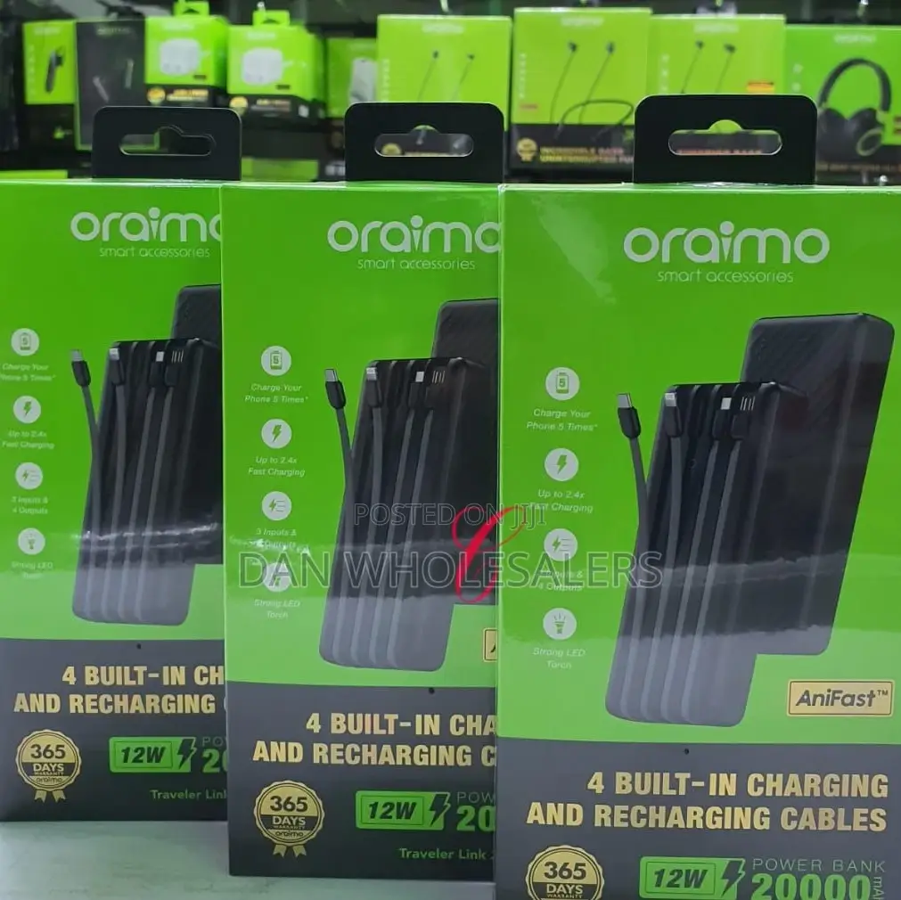 Oraimo Traveler Link OPB-P5201 20,000mah Power Banks