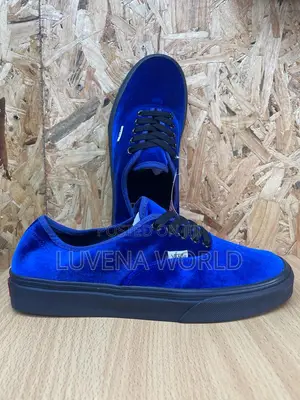 Velvet Double Soled Vans