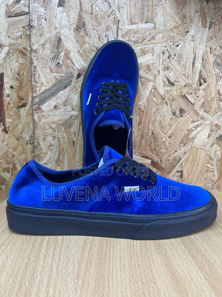 Velvet Double Soled Vans